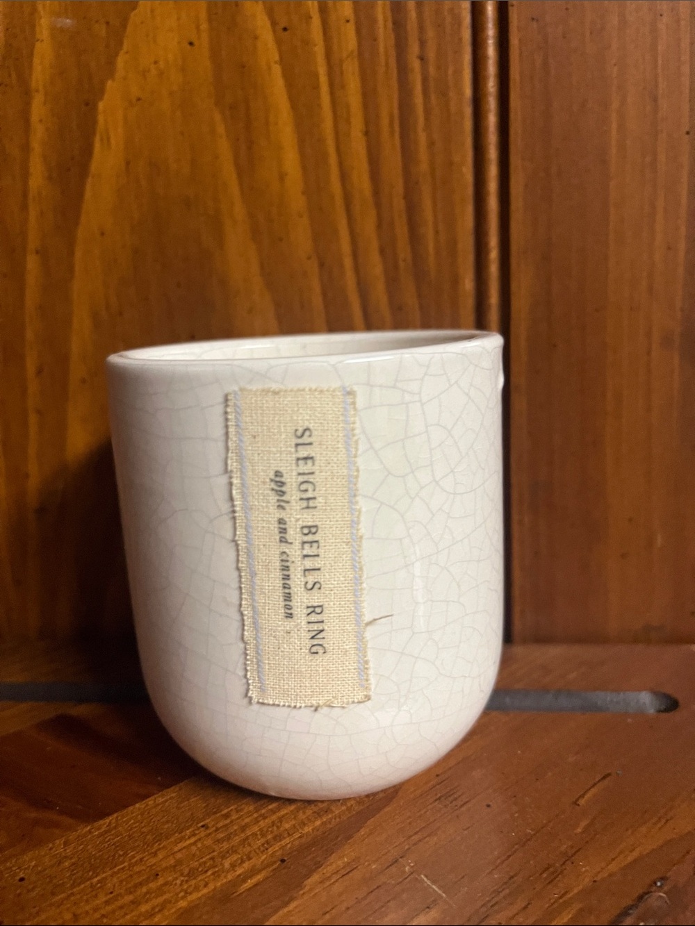 Anthropologie apples and cinnamon candle NWT